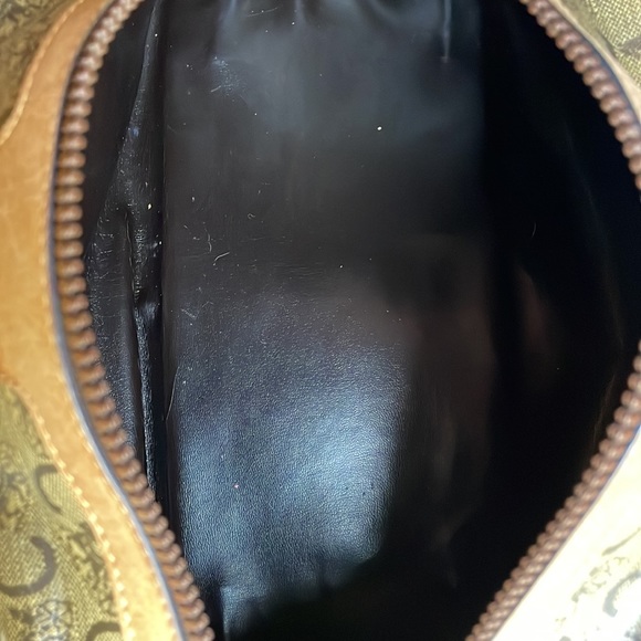 106111E V Celine Satchel Bag Brown PVC. A - Picture 10 of 10